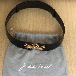 Authentic Judith Leiber Leather Belt